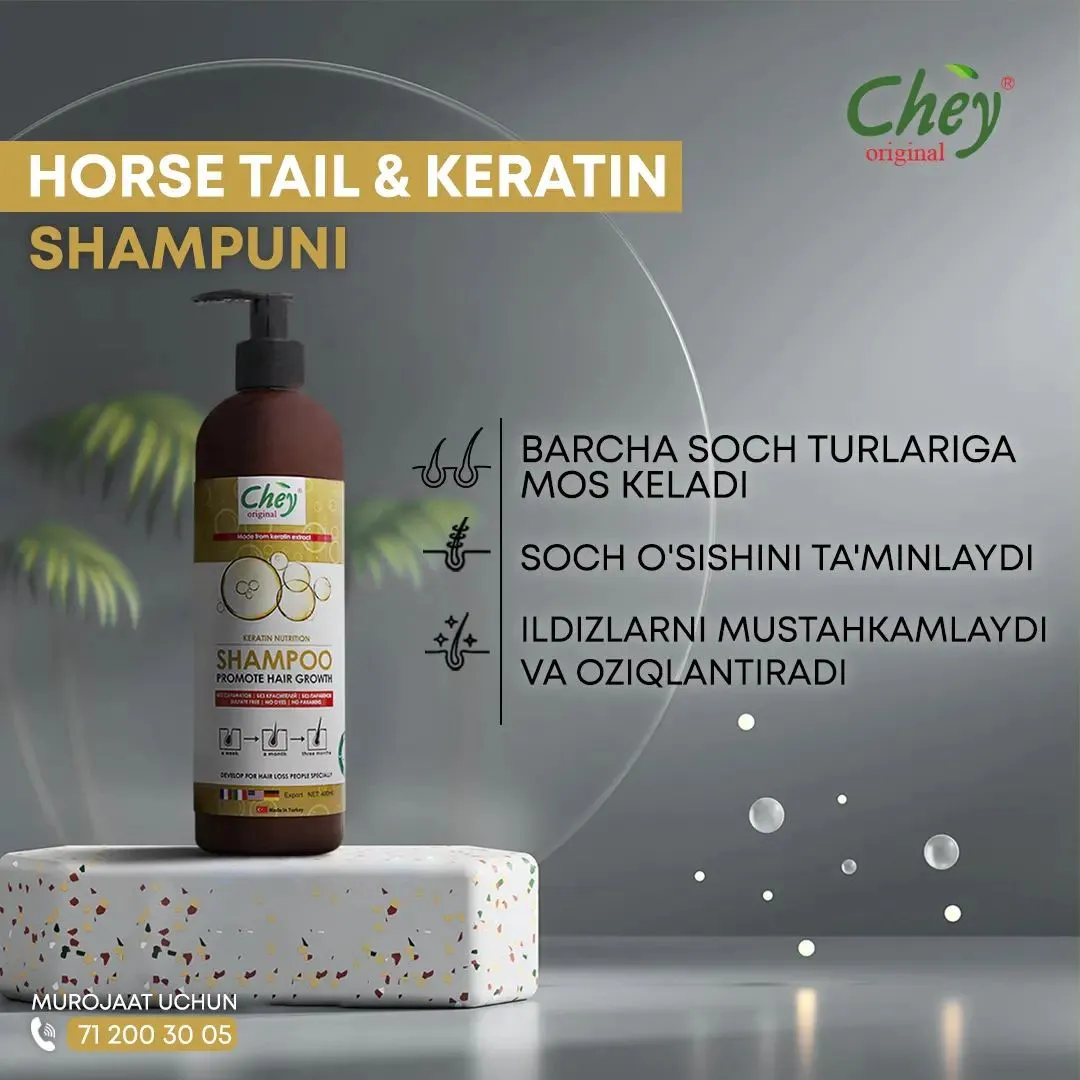Keratinli shampuni  Horse tail & Keratin#1