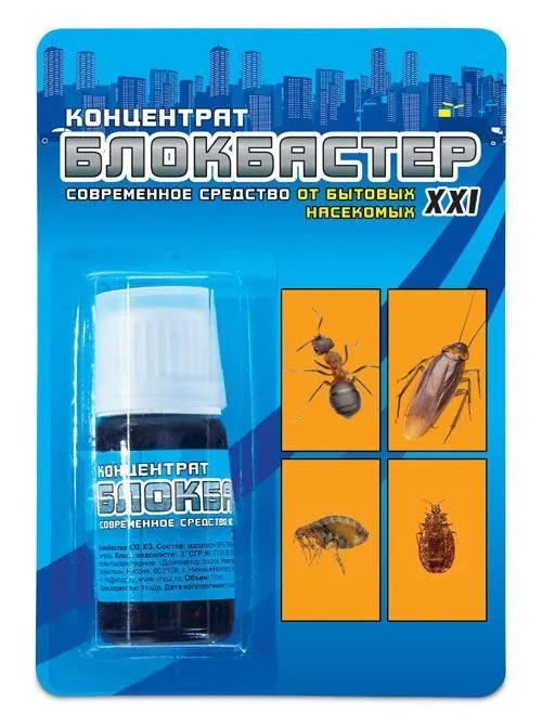 Концентрат от бытовых насекомых Блокбастер XXI#1