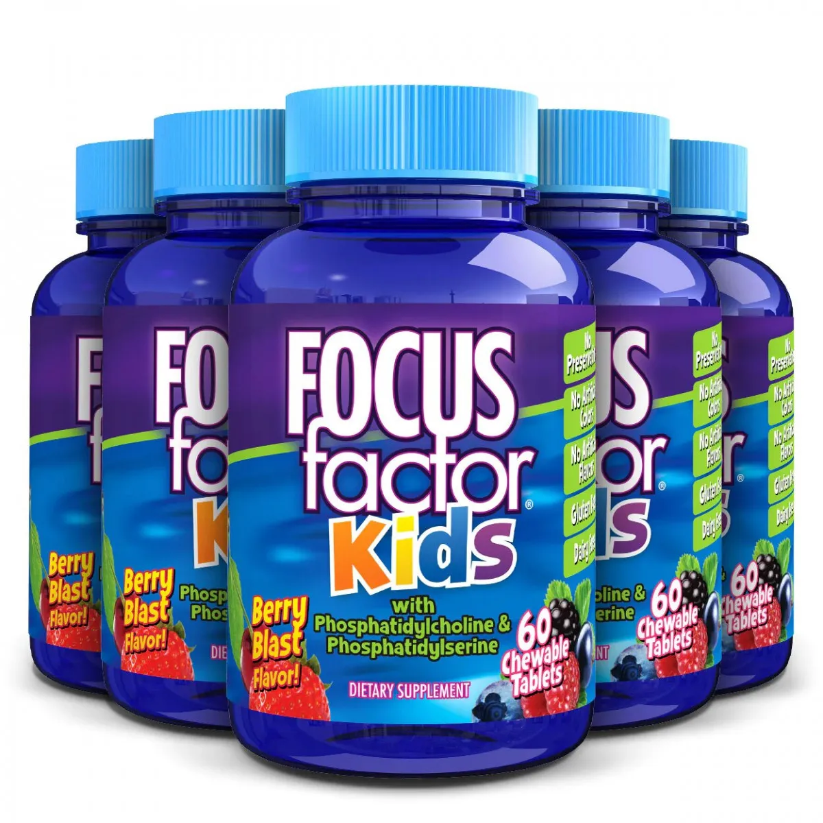 Bolalar uchun vitaminlar Fokus faktor Kids (150 dona)#1