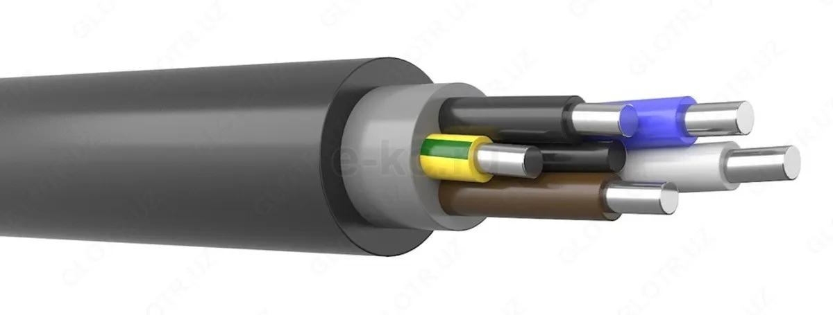 PVX izolyatsiyali quvvat kabeli AVVGng(A)-LS 5x95ms-1#1