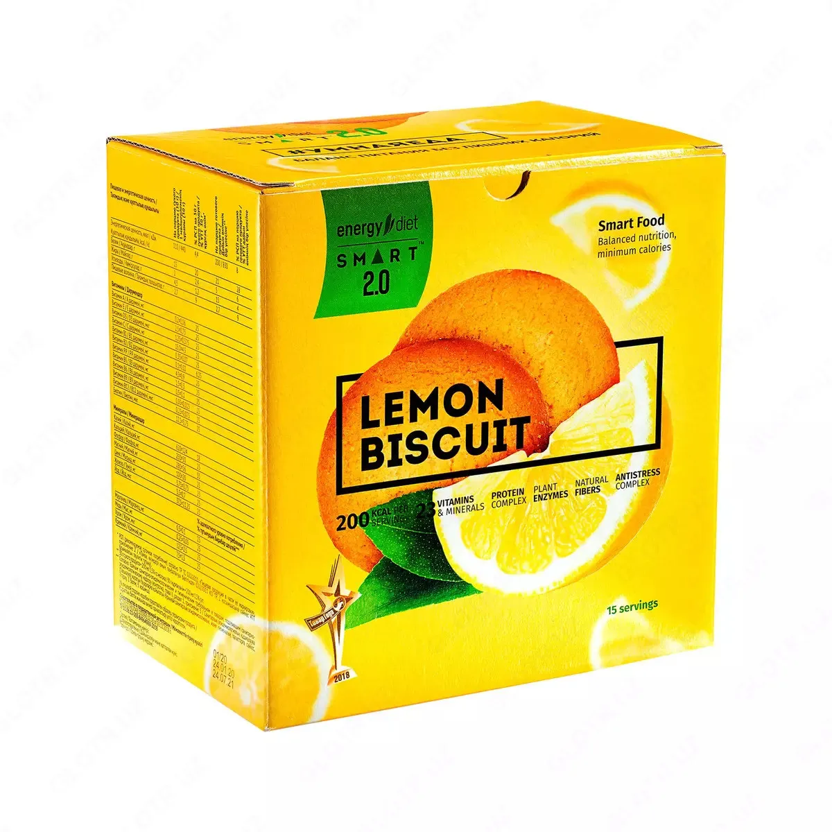 Пищевая добавка NL Energy Diet Smart Limon Biscuit#1