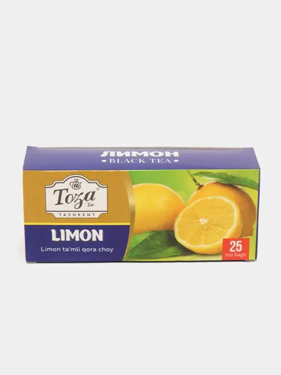 Чай чёрный Тоза LImon, 1.5 г, 25 шт#1