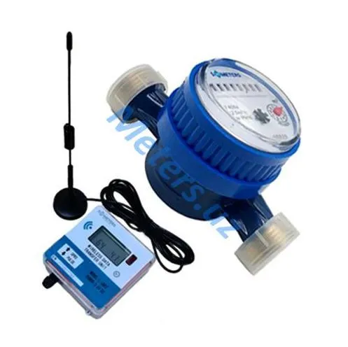 Импульсный счетчик воды SH-METERS DN-25 + GPRS модем#1