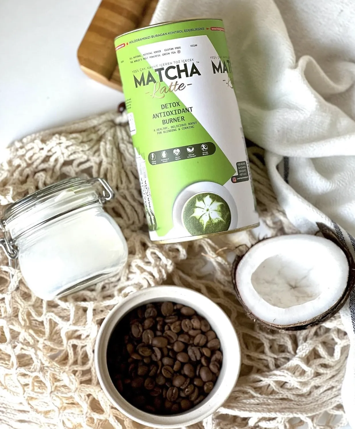 Поррошок зеленого чая "Matcha Latte"#1
