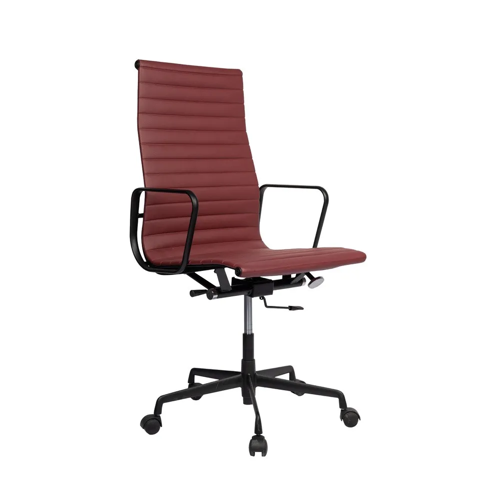 Кресло для персонала DELGADO LUXE HB темно красный#1