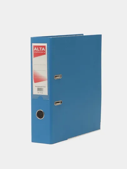Папка-регистратор Alta, синяя, А4, 75 мм#1
