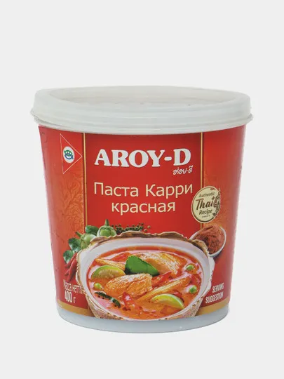 Паста Aroy-D Red Curry Paste 400гр#1