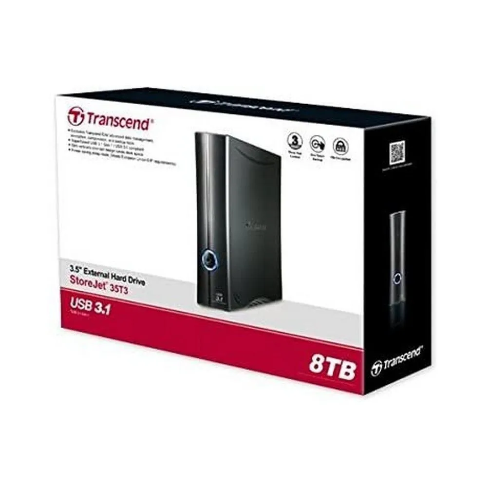 Внешний HDD жесткий диск Transcend 8TB#1