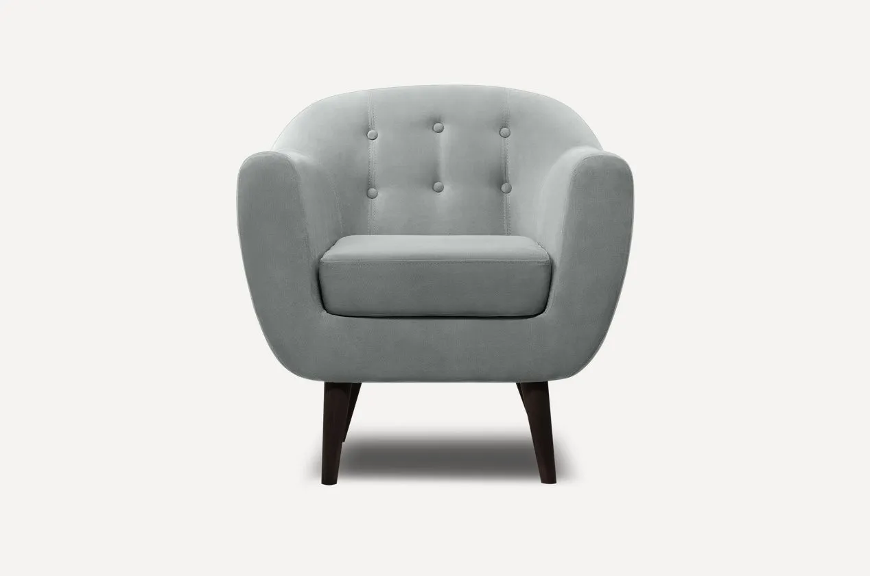 Кресло Роттердам Velvet Grey#1