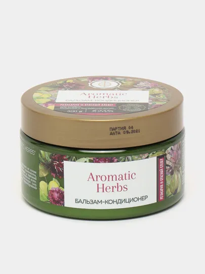 Бальзам-кондиционер Aromatic Herbs розмарин и красный клевер для слабых, склонных к выпадению волос#1