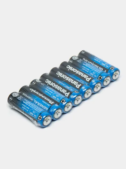 Батарейки солевые Panasonic R6BER/8PR, АА, 1.5 В, 8 шт#1