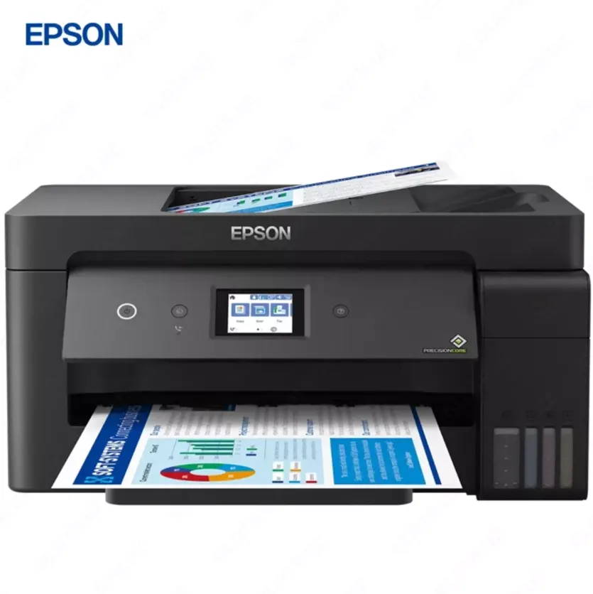 Струйный принтер Epson L14150, цветная, A3+, USB, 15 стр/мин (цветн. А4),Ethernet (RJ-45), Wi-Fi, черный#1