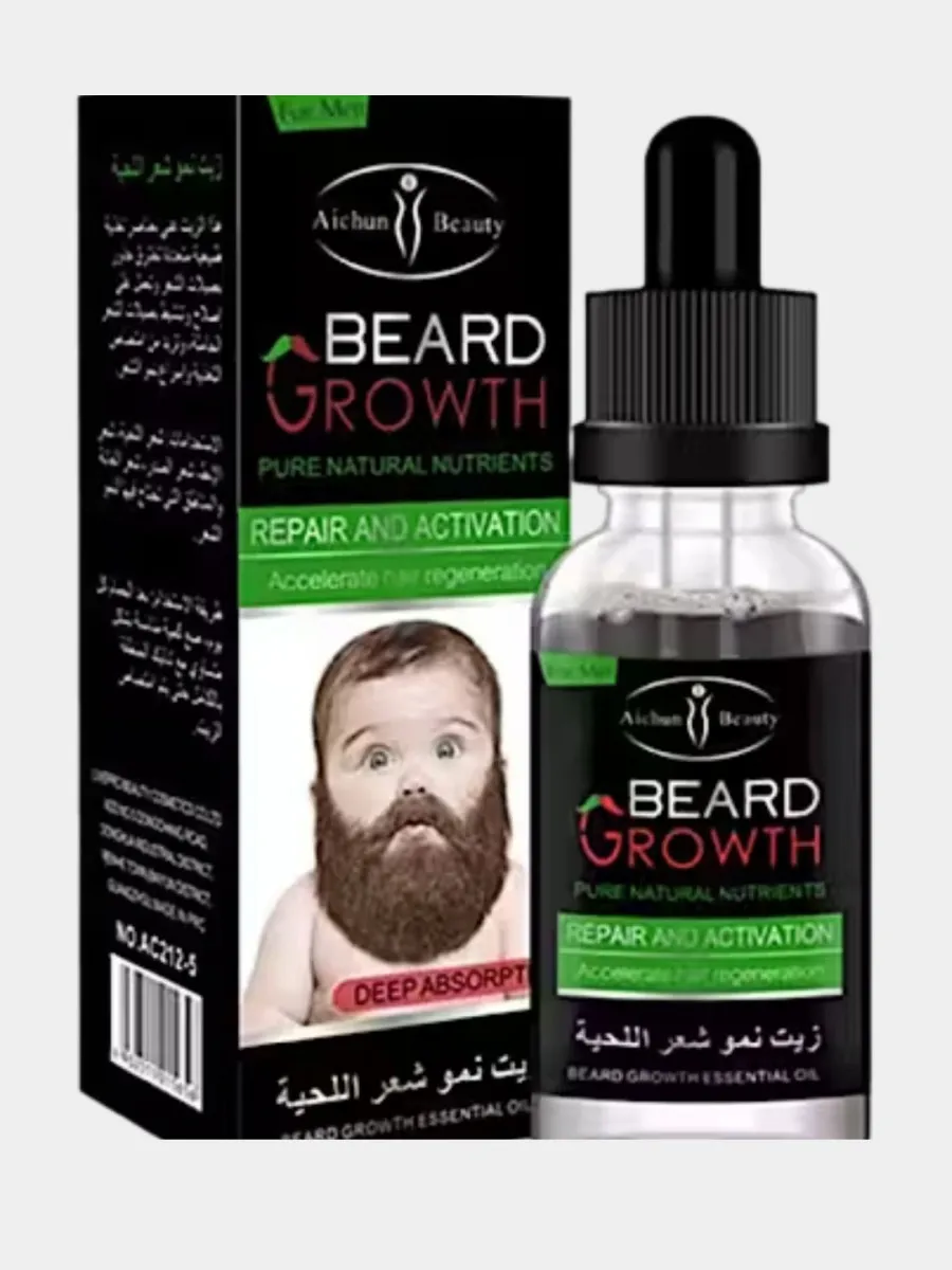 Soqol o'sishi yog'i Beard grow#1