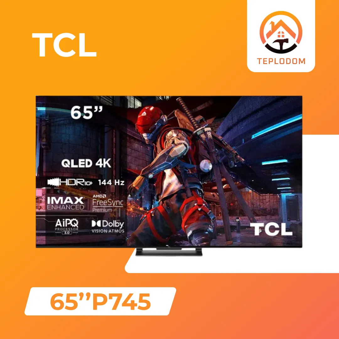 Телевизор TCL QLED 4K Smart TV (65"P745)#1