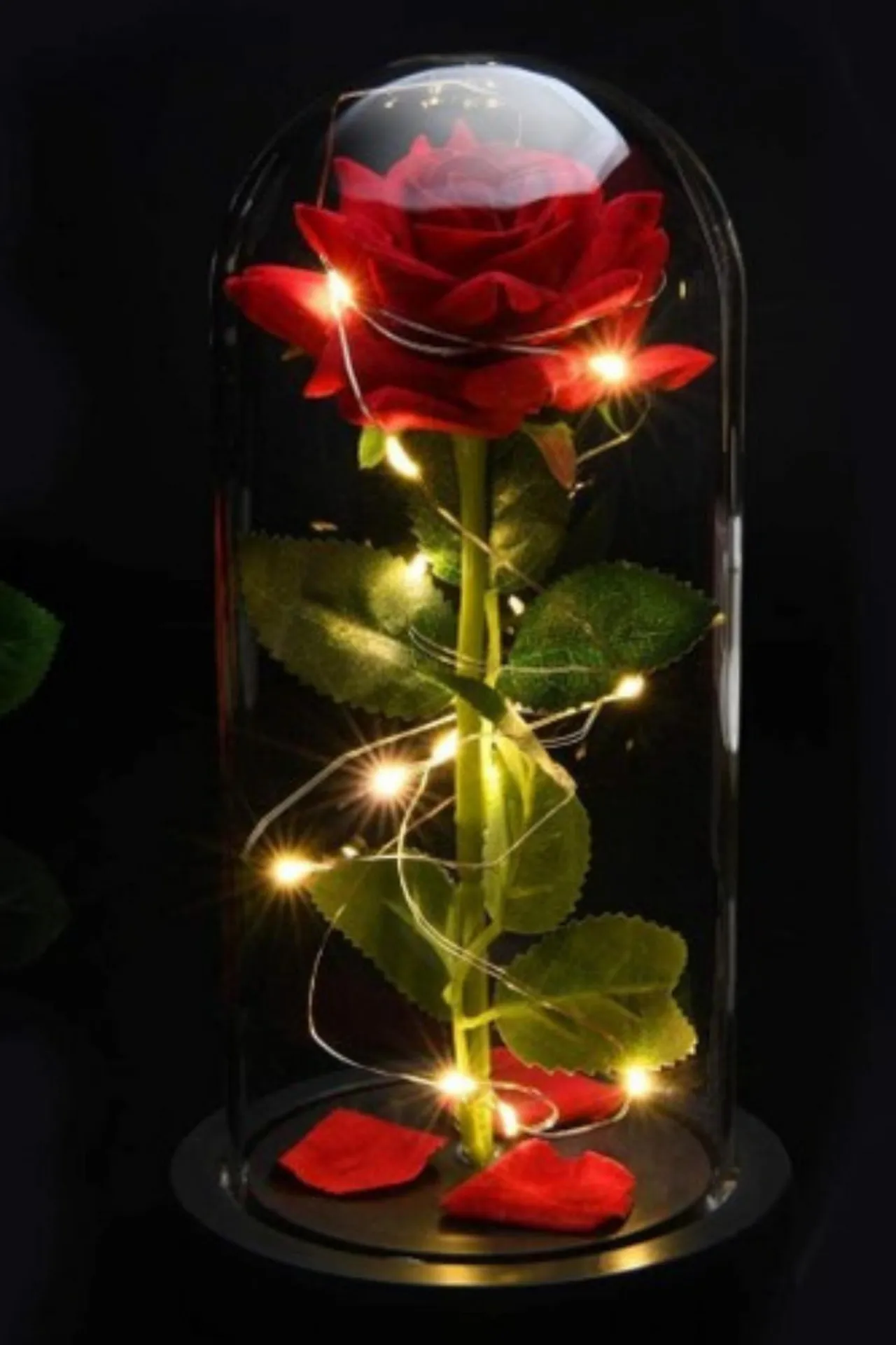 Роза в колбе с подсветкой sk029 SHK Gift#1