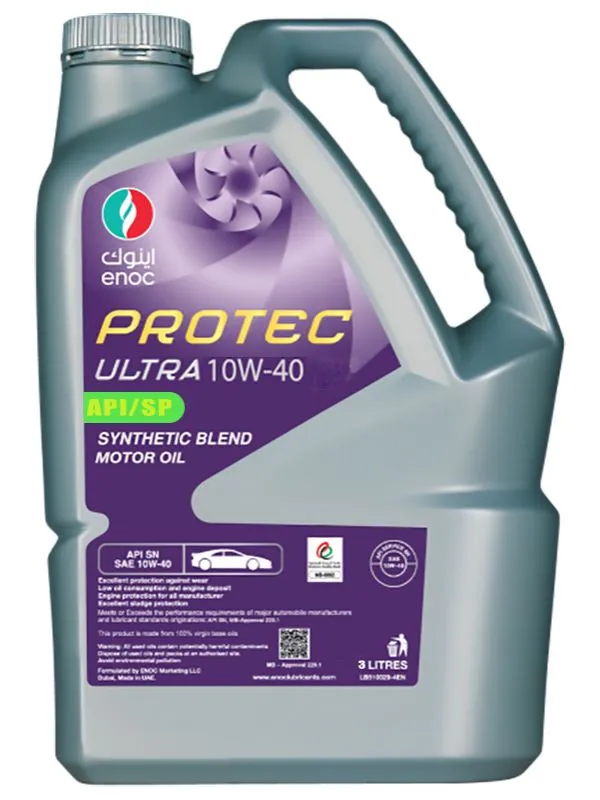 Моторное масло ENOC ULTRA SP 10W-40 3L#1