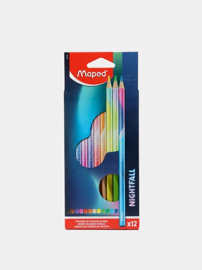 Цветные карандаши Maped 831700, 12 цветов#1