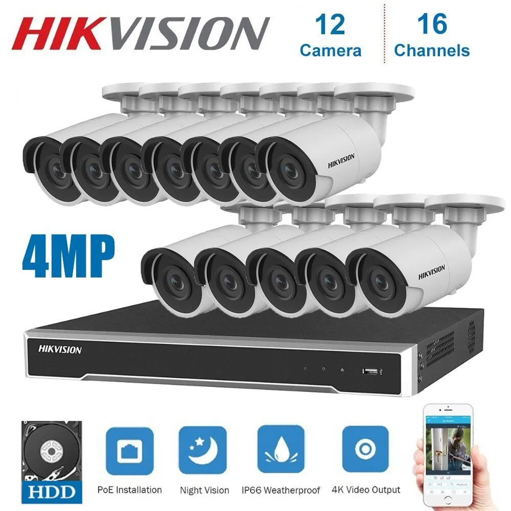 Камеры видеонаблюдения 4мп 4 IP DVR#1