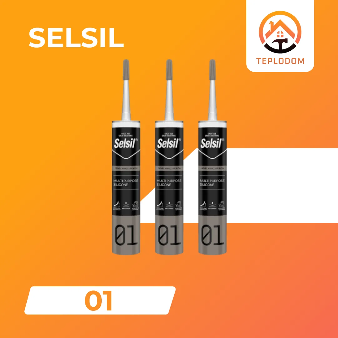 Универсальный силикон Selsil 280гр (01)#1