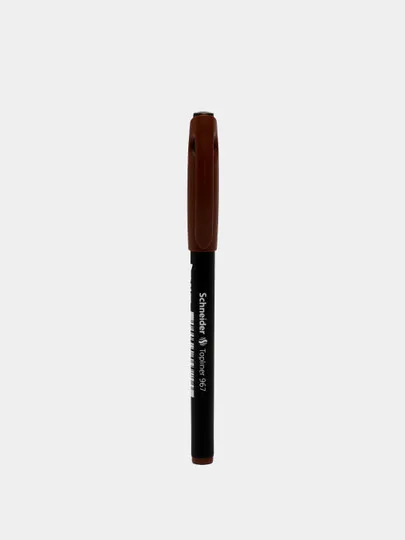 Ручка фетровая Schneider Topliner 967, 0.4 мм, коричневая#1