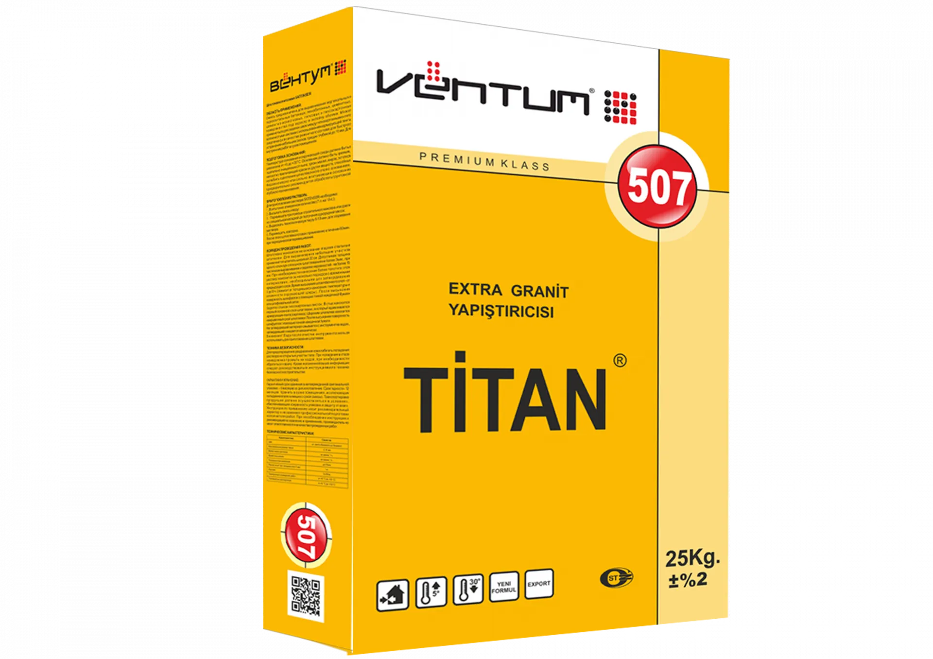 Granit TITAN uchun Ventum sovuqqa chidamli yopishtiruvchi - 507 25kg#1