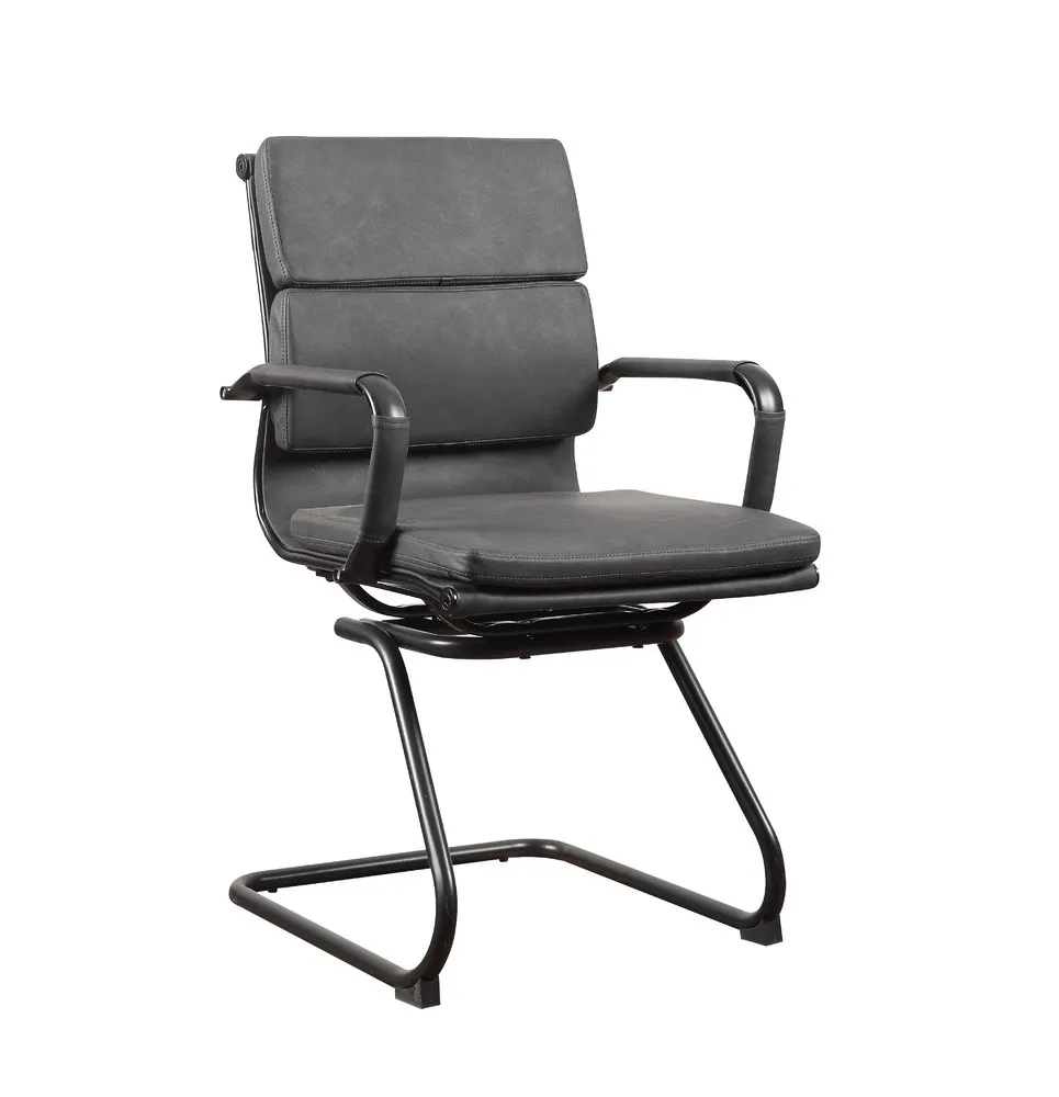 Кресло посетительское DELUXE OT-5002A-BK темно-серый#1