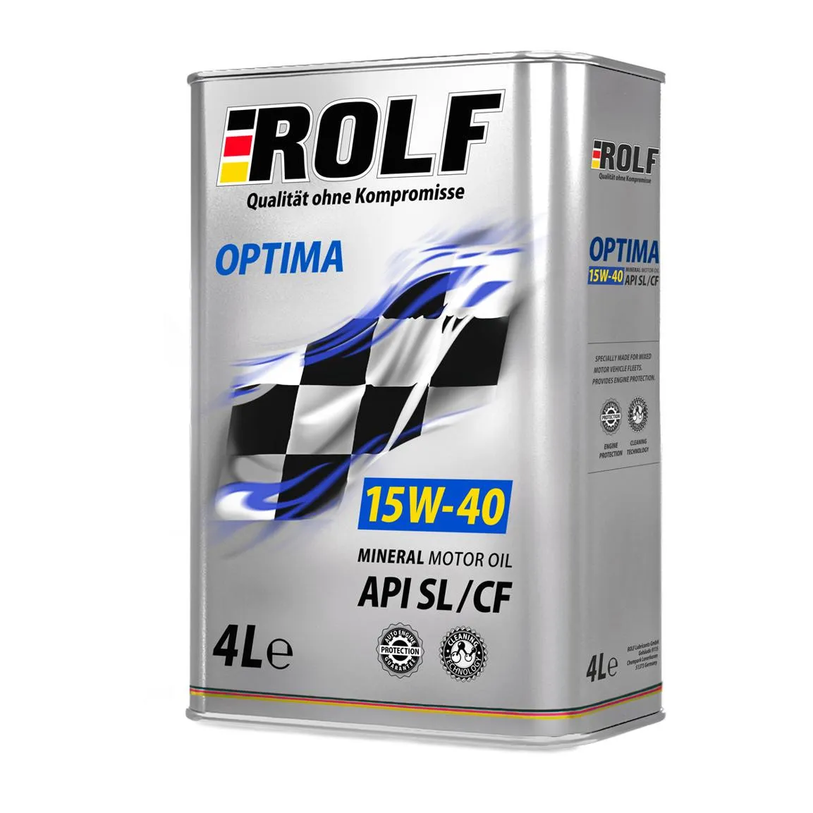 Масло минеральное ROLF Optima SAE 20W-50 API SJ/CF 4/20/208л#1