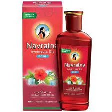 Масло от выпадения волос "Navratna oil"#1