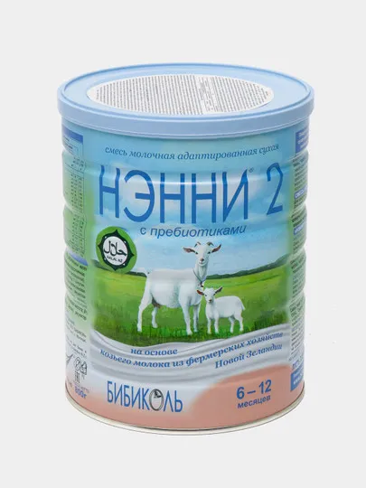 Сухая молочная смесь НЭННИ 2 на основе козьего молока с пребиотиками 6-12м 800 гр#1