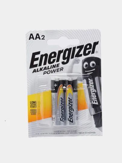 Батарейки Energizer POWER AA E91 BP 2#1