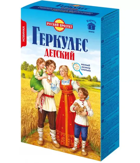 Каша овсяная Русский продукт Геркулес детский 350гр#1