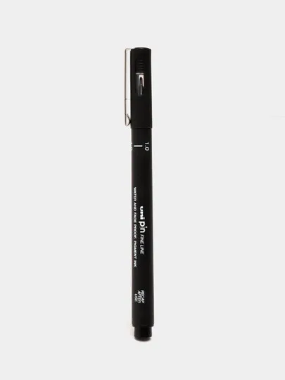Ручка фетровая Uni Pin Fine Line, 1.0 мм, черная#1