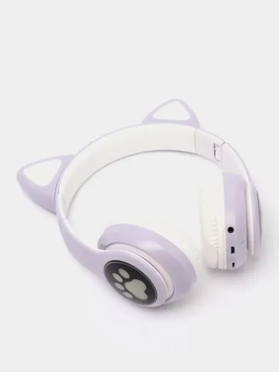 Беспроводные наушники Cat Ear STN-28, с Bluetooth и светящимися кошачьими ушками#1
