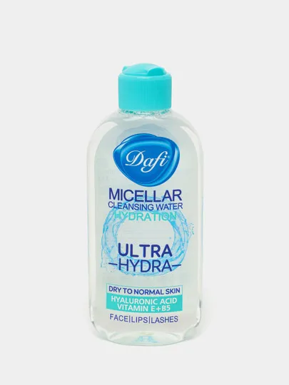 Мицеллярная вода для сухой и нормальной кожи Dafi Ultra Hydra, 200 мл#1