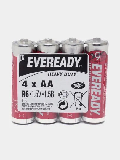 Батарейки EVEREADY HD AA (R6), 4 шт#1