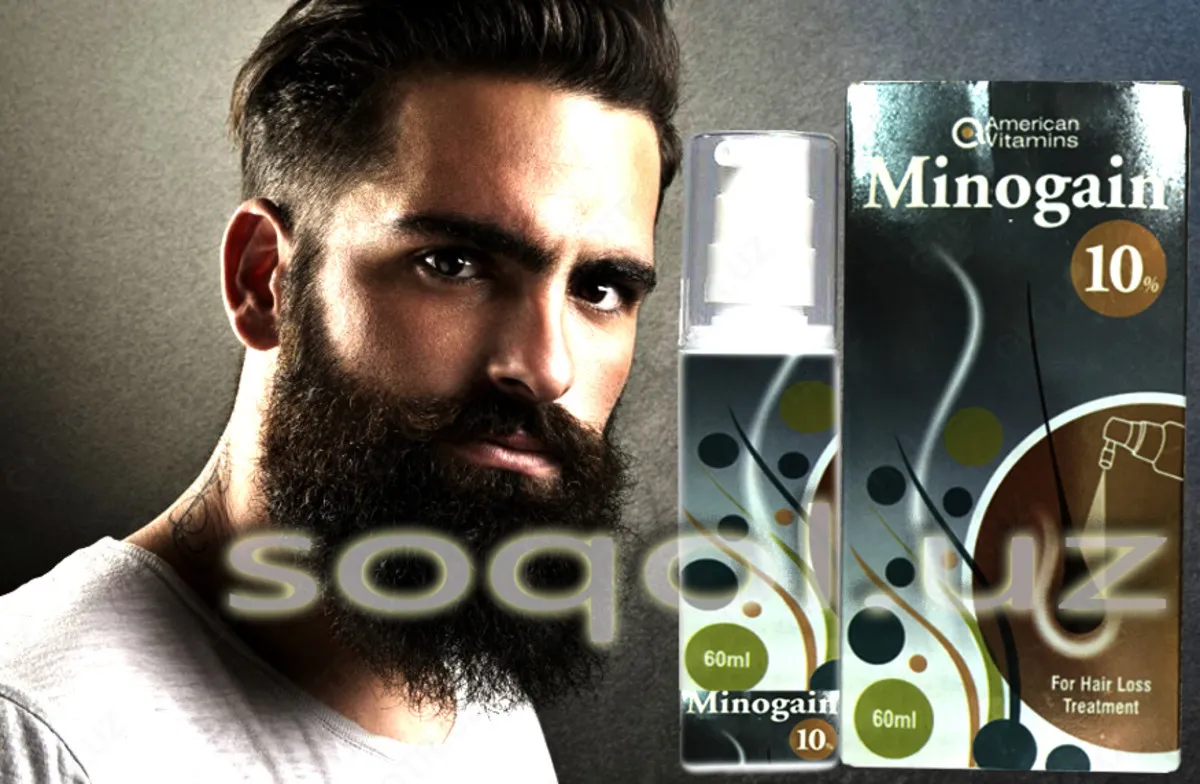 Средство для стимуляция роста волос Minoxidil Мinogain 10%#1