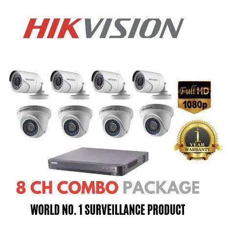 Камеры видеонаблюдения 8 камер Hikvision#1