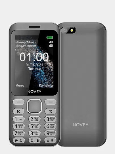 Телефон Novey X100 Silver#1