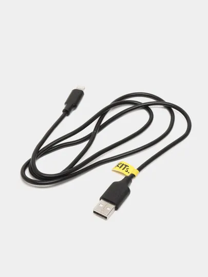 Кабель KITs USB 2.0 to Lightning Black#1