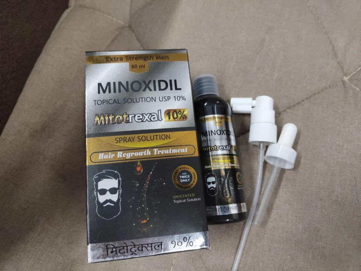 Спрей для волос и бороды Mitotrexal (Minoxidil) 10% (Индия)#1