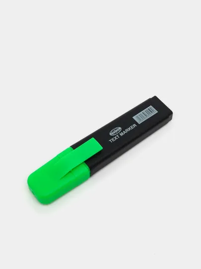 Маркер текстовой зеленый, скошенный стержень 1- 5 мм#1