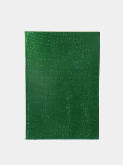 Тетрадь Metallic Croco, в клетку, 96 листов, А4ф, зеленая#1