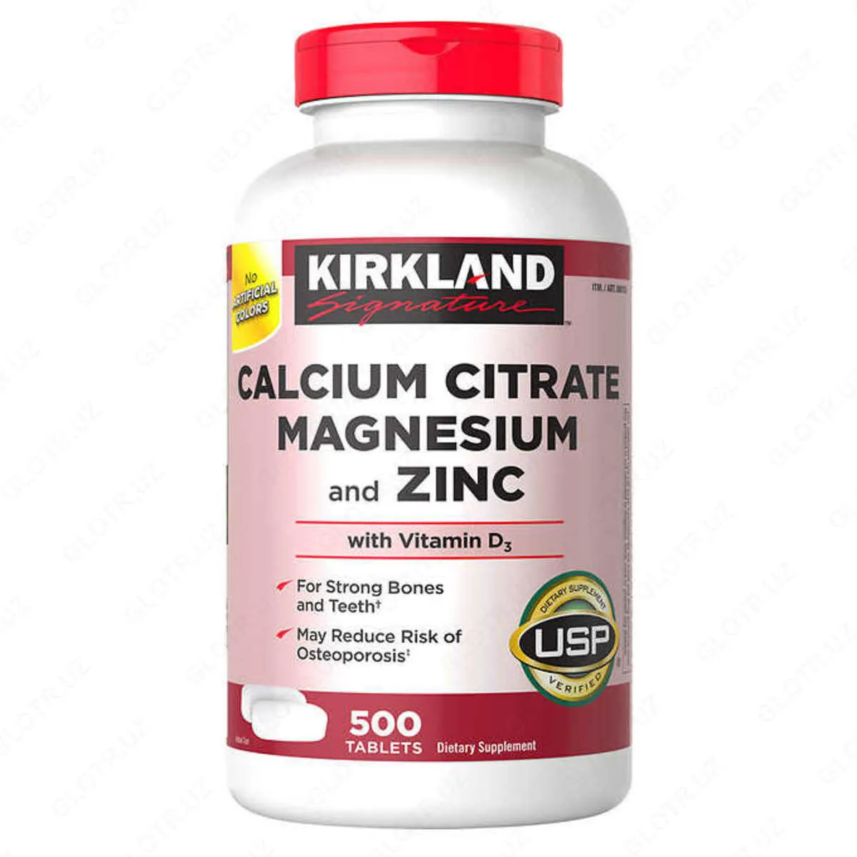 Цитрат кальция, магнезия и цинк Kirkland Signature Kirkland Calcium citrate magnesium zinc (500 шт.)#1