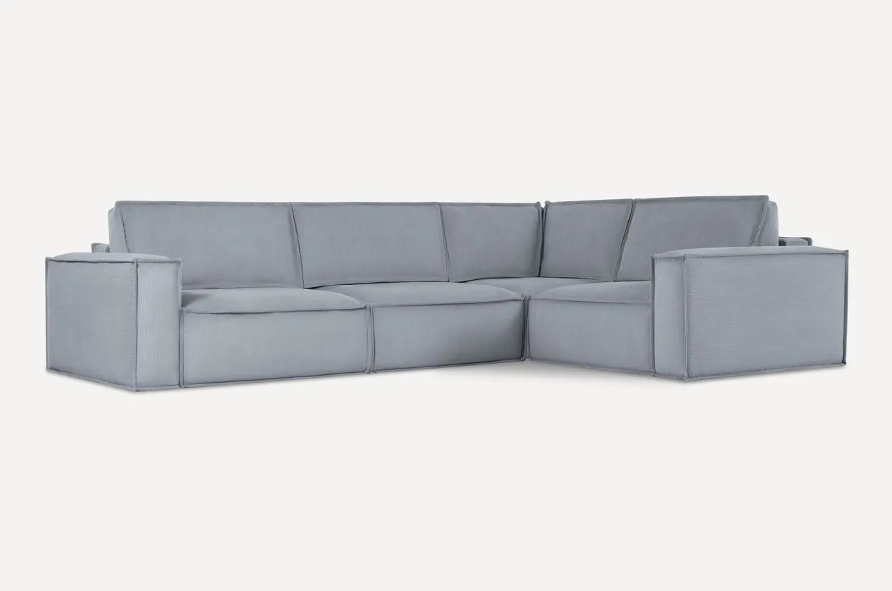 Модульный диван Этен 3 Vertical Silver#1