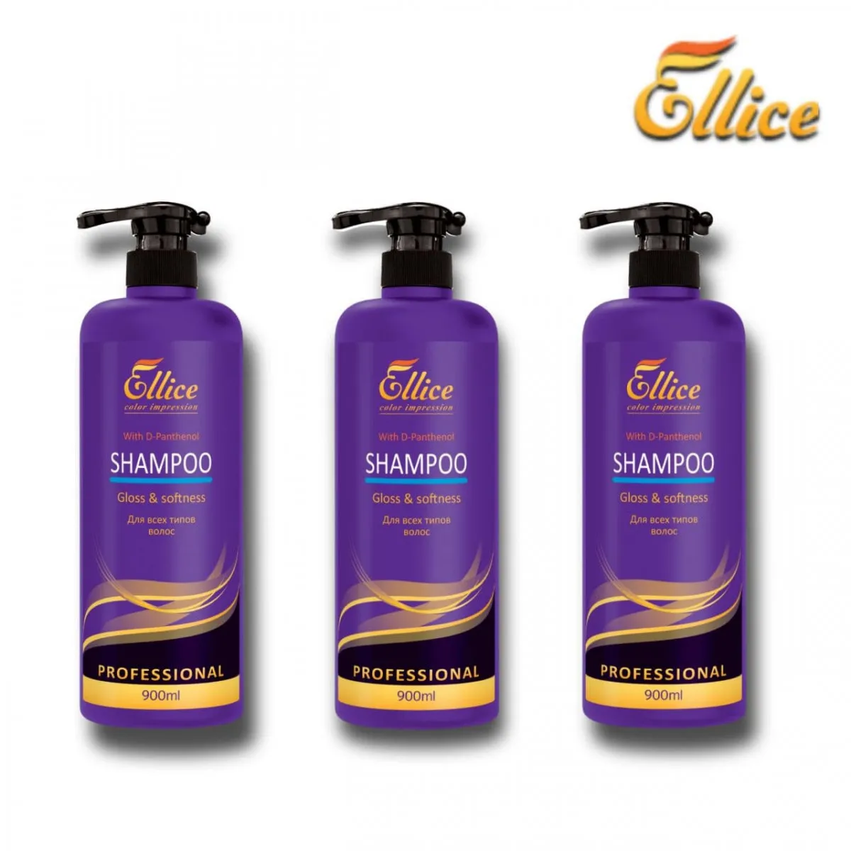 Шампунь Для всех типов волос Ellice Gloss & softness#1