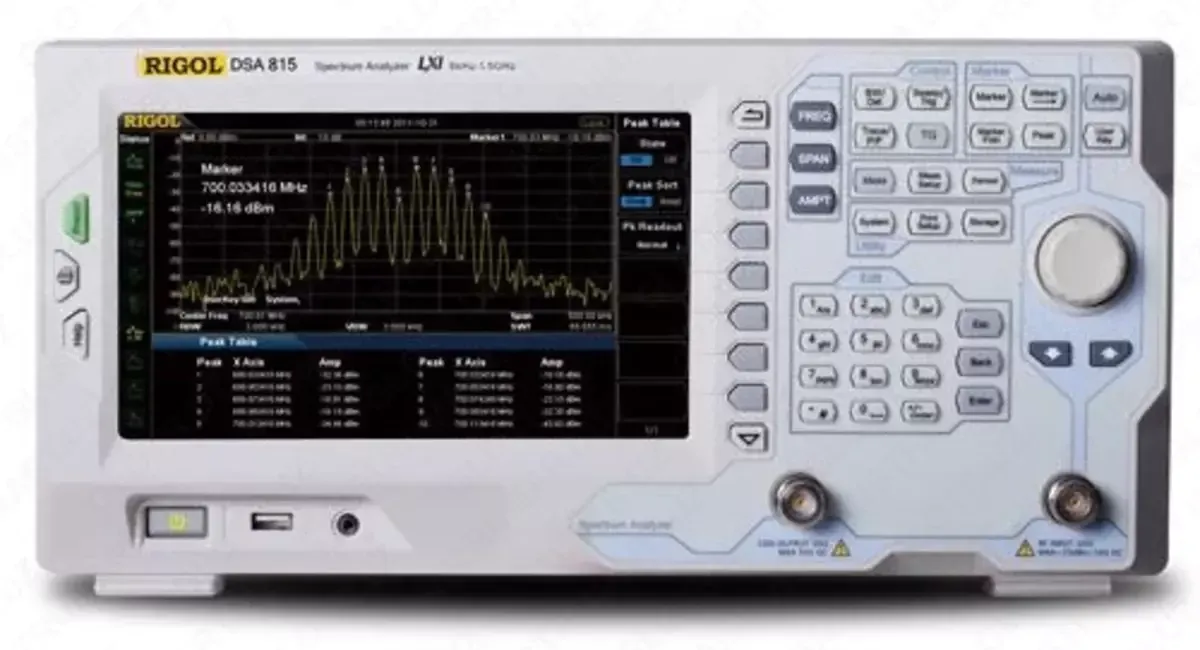 DSA875-TG kuzatuv generatorli spektr analizatori#1