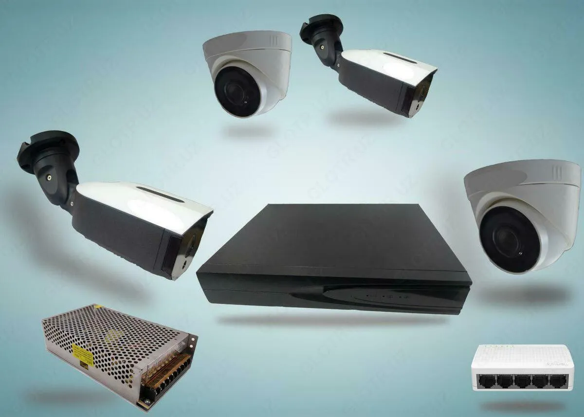 Комплект IP камер видеонаблюдения 5 мп#1