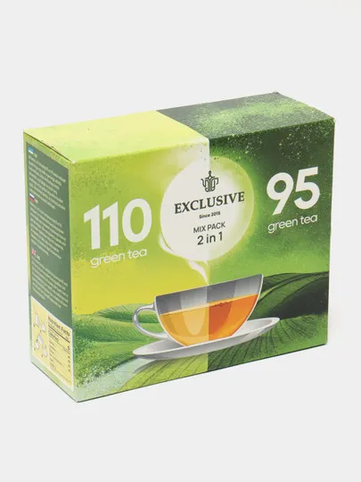 Чай зелёный Exclusive 2in1 95-110, 160 г#1