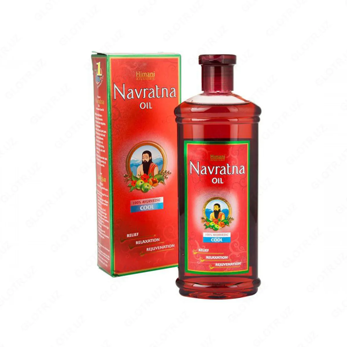 Успокаивающее и снимающее стресс масло - Navratna#1