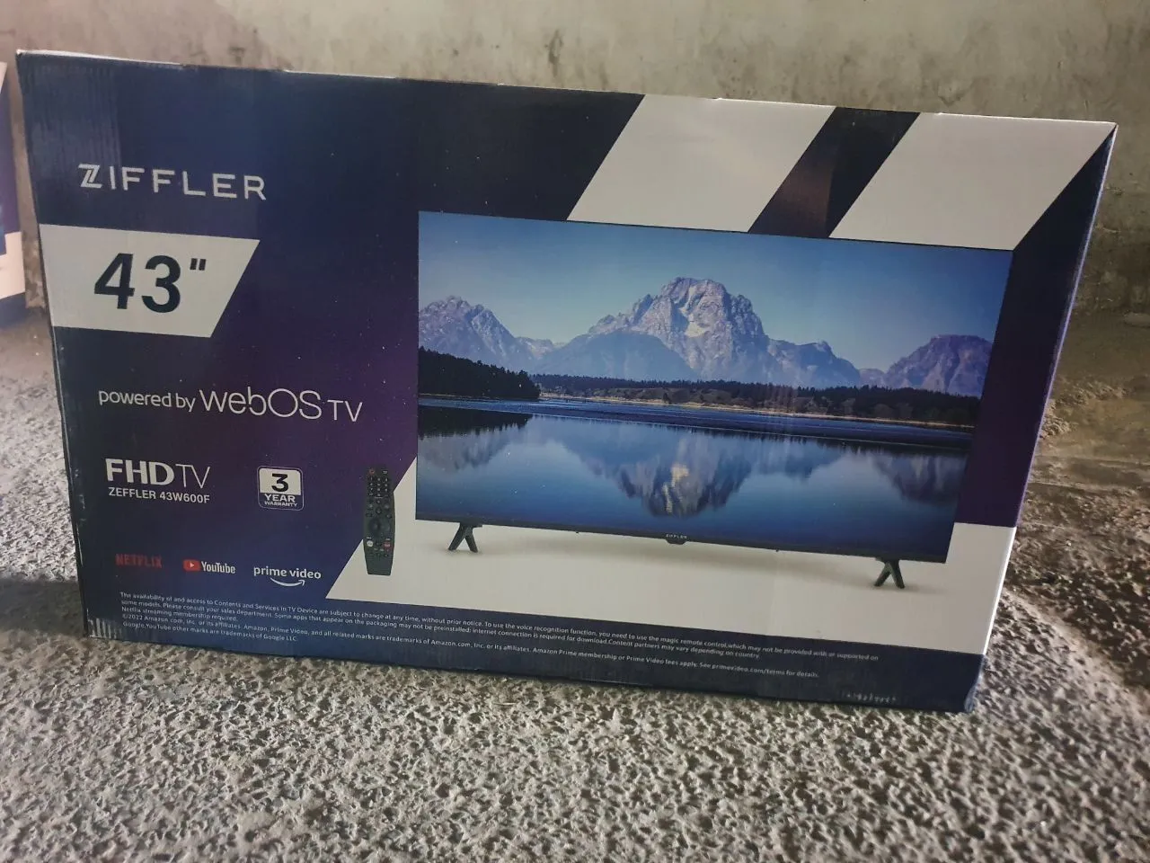 Телевизор Ziffler 43" Full HD Smart TV#1